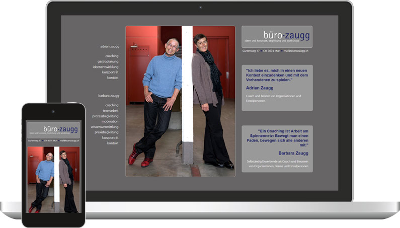 Büro Zaugg Responsive Website